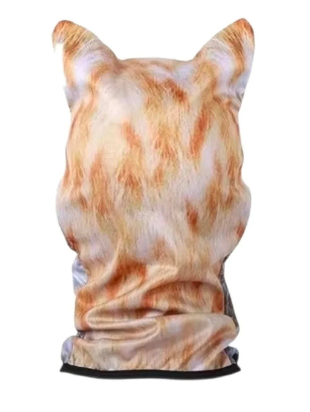 Cat Face Balaclava Mask in Orange and White - Novelty Face Mask